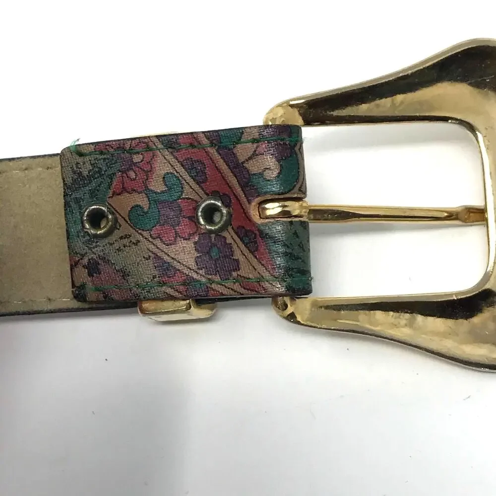 Women's Western Floral Belt Size Small Ornate